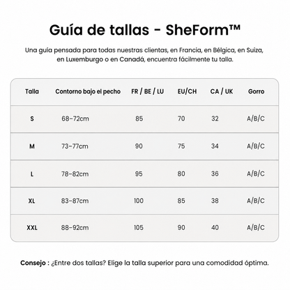 Sujetador invisible sin tirantes Sheform™